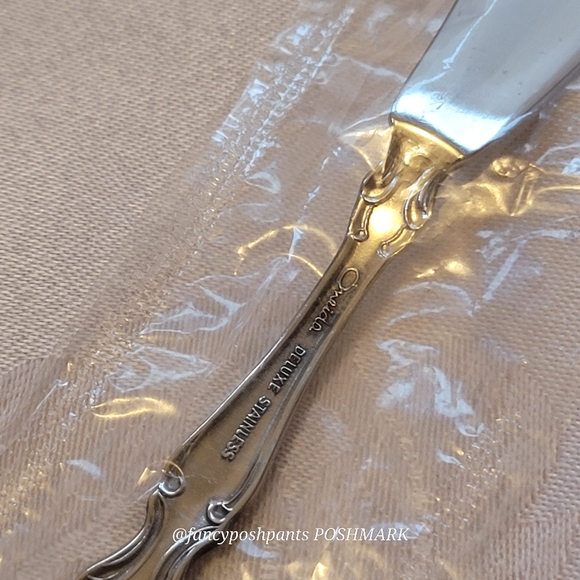 lot of 11 ONEIDA rare! Mozart NEW sealed sleeves stainless steel butter knives - Picture 3 of 14